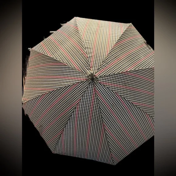 Aramis Profound Hound Umbrella Houndstooth Bloodhound Dog Head Handle. Rare Find - Picture 3 of 8